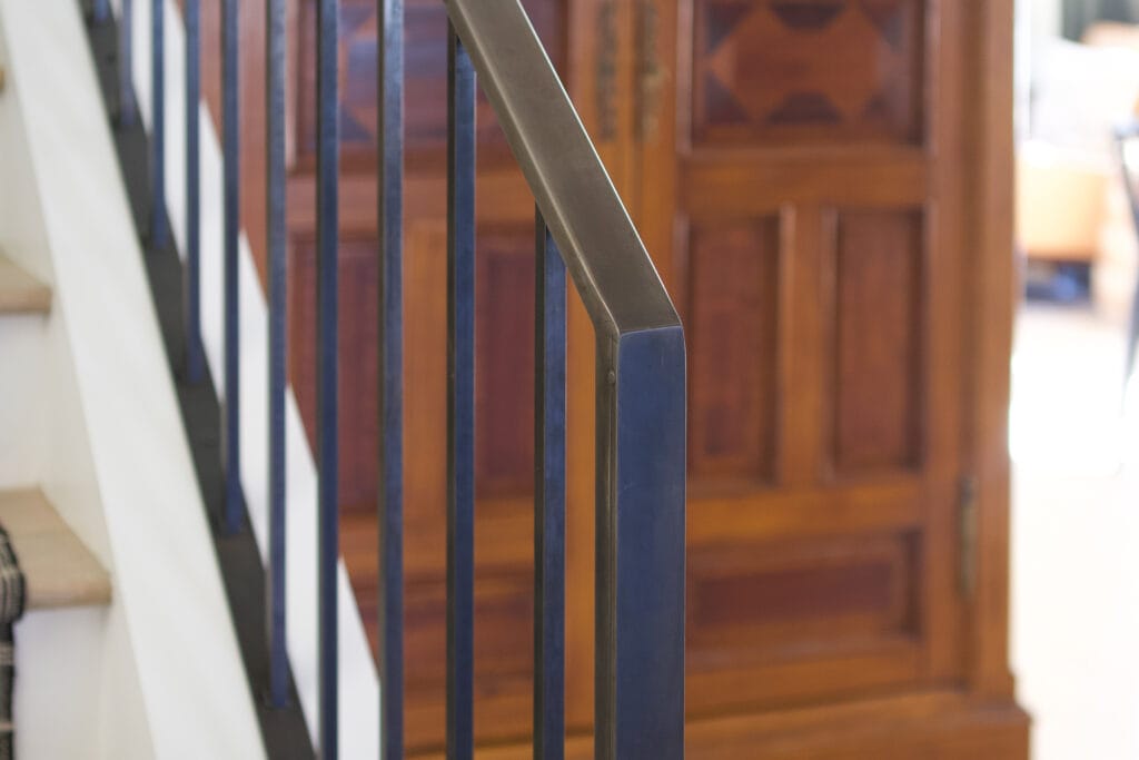 Metal railings in our home