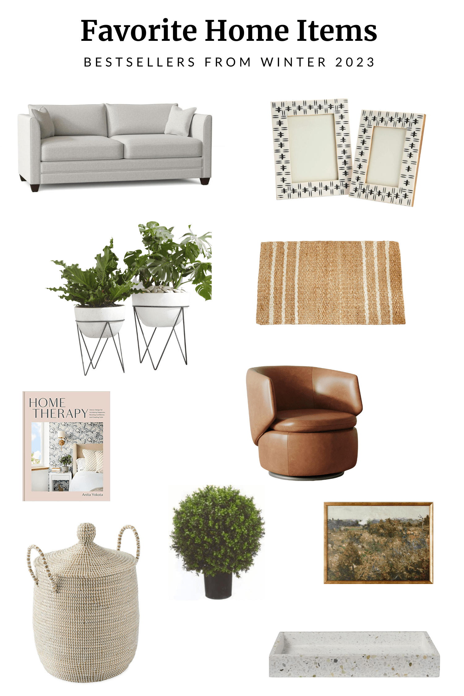 My home decor bestsellers from winter 2023