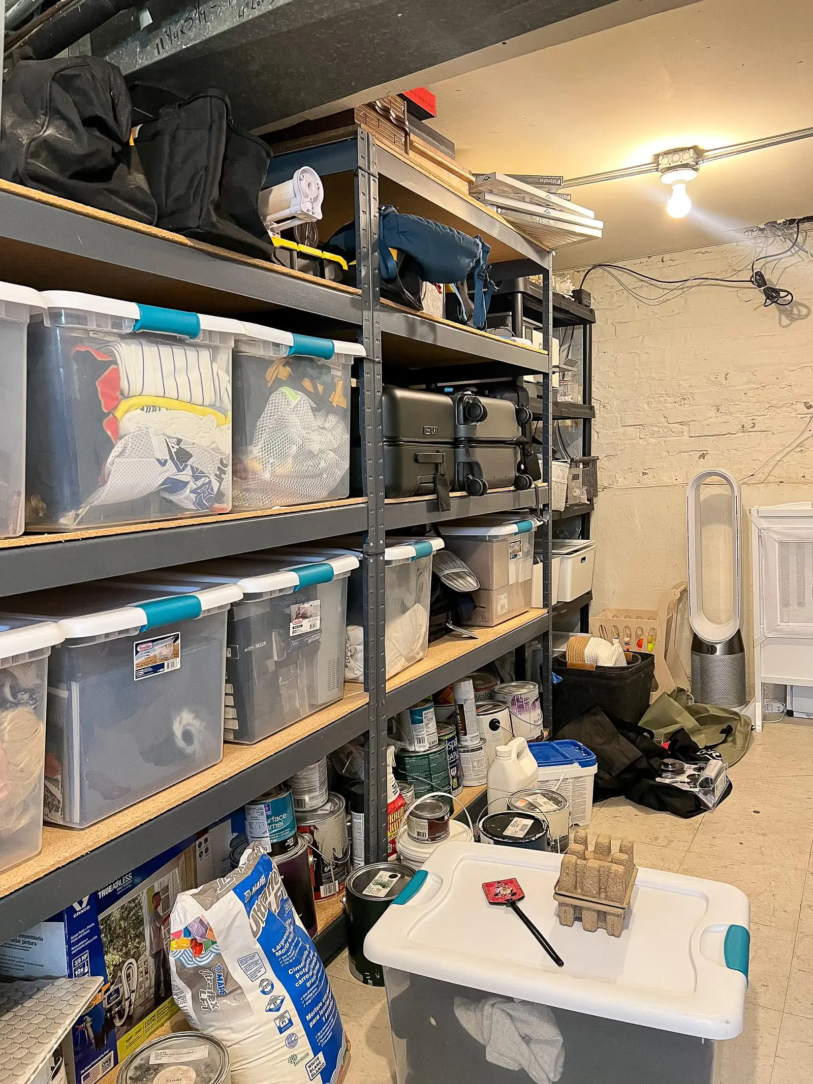Our messy storage room