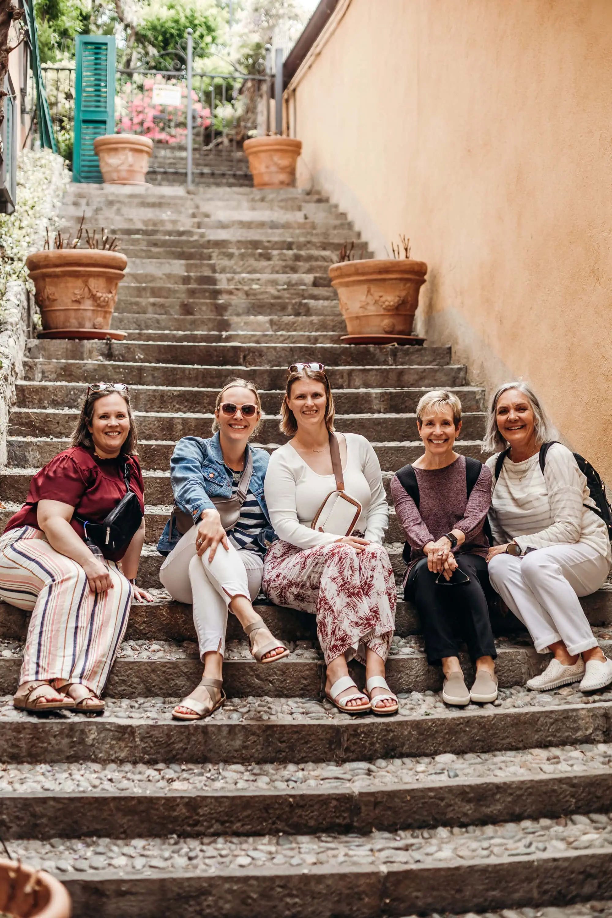 Our group of women in Italy