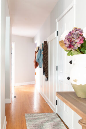 How To Add Board And Batten To A Blank Hallway