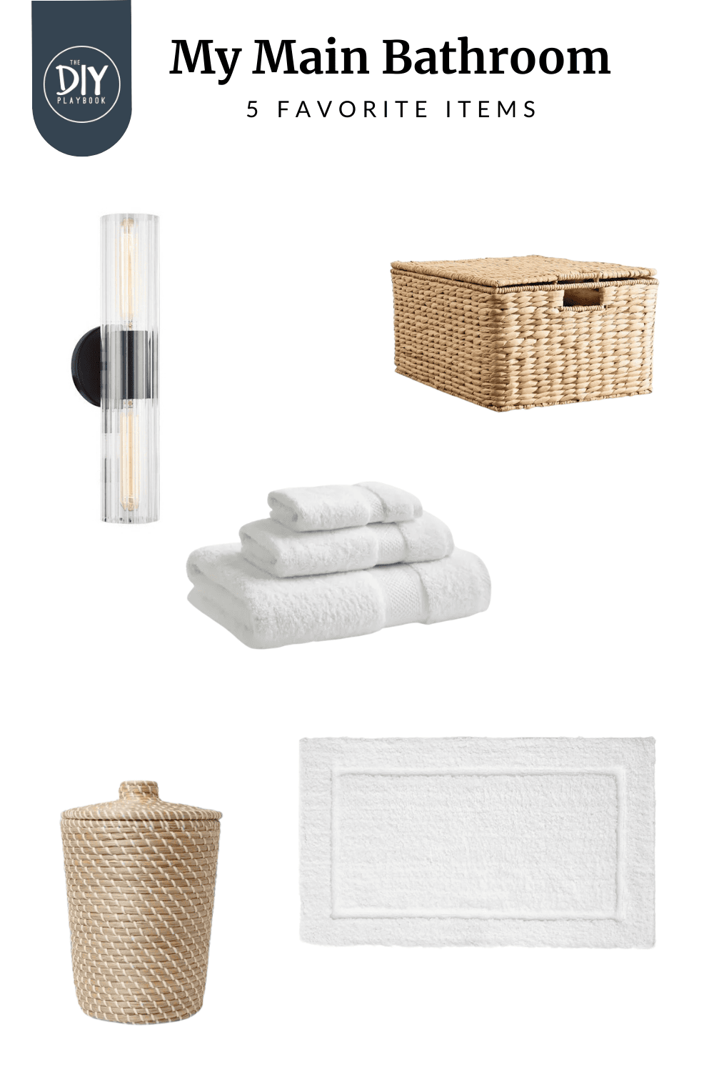 Here are 5 items that elevate my main bathroom space