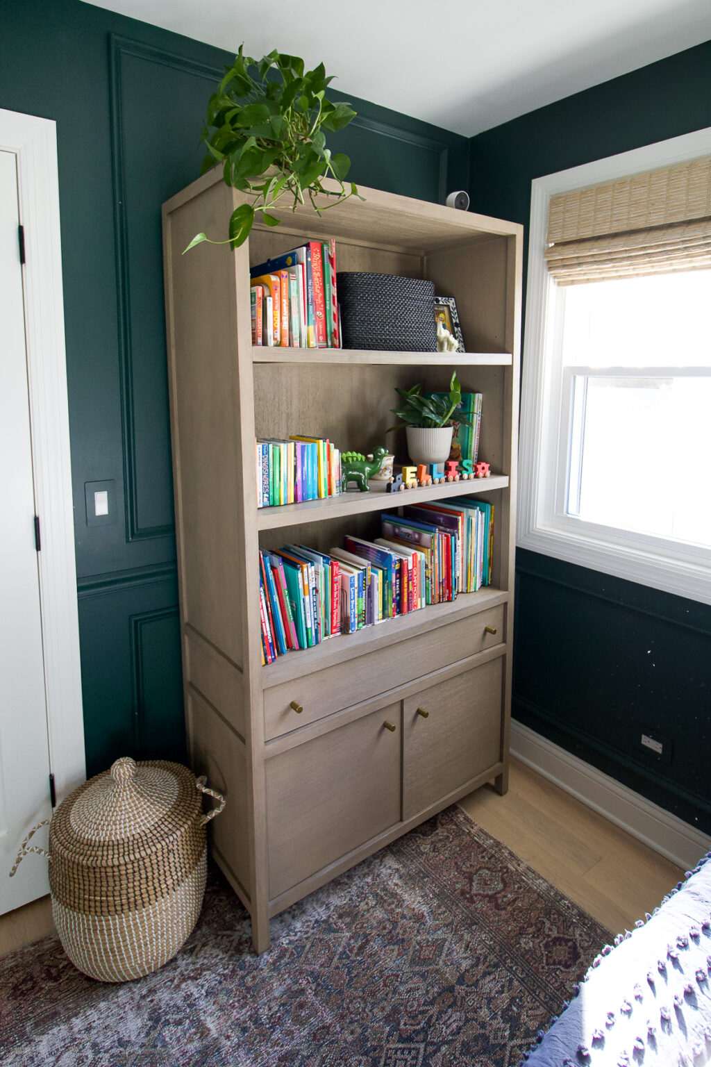 My Son's Room Makeover - Dark Green Boy Bedroom - DIY Playbook