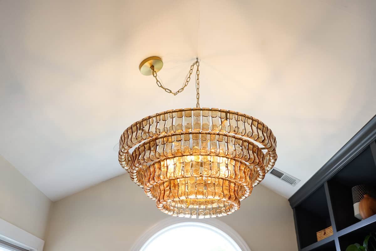 Adding a swag light to my home office
