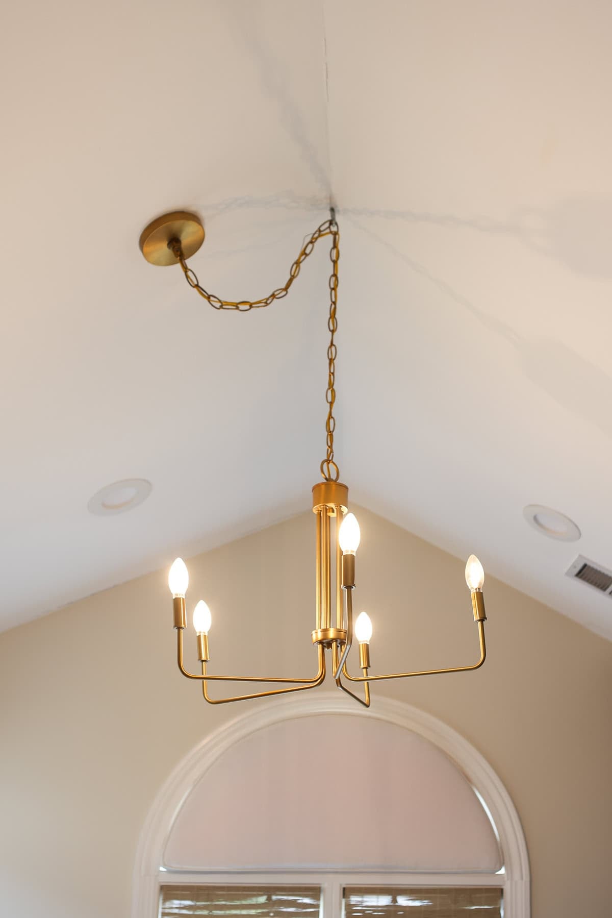 My old gold chandelier