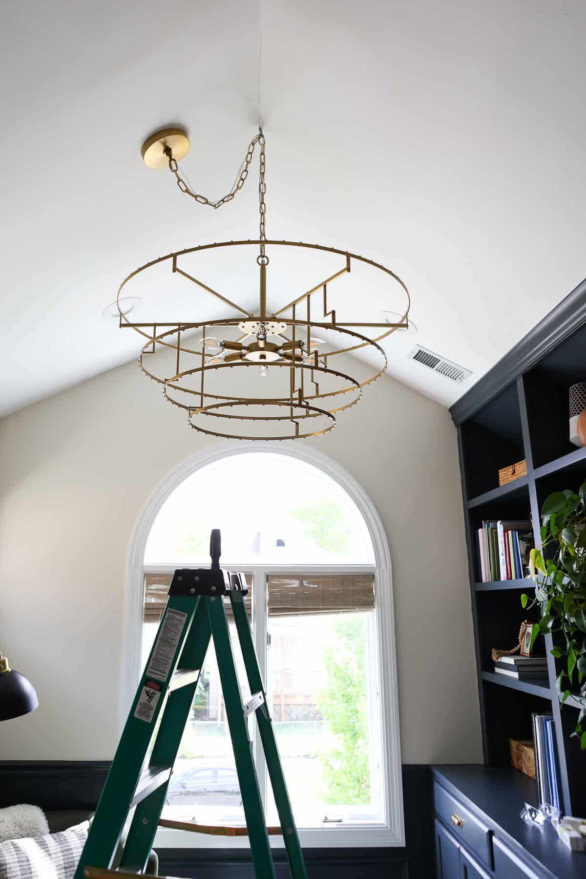 Adjust the height and placement of your swag light