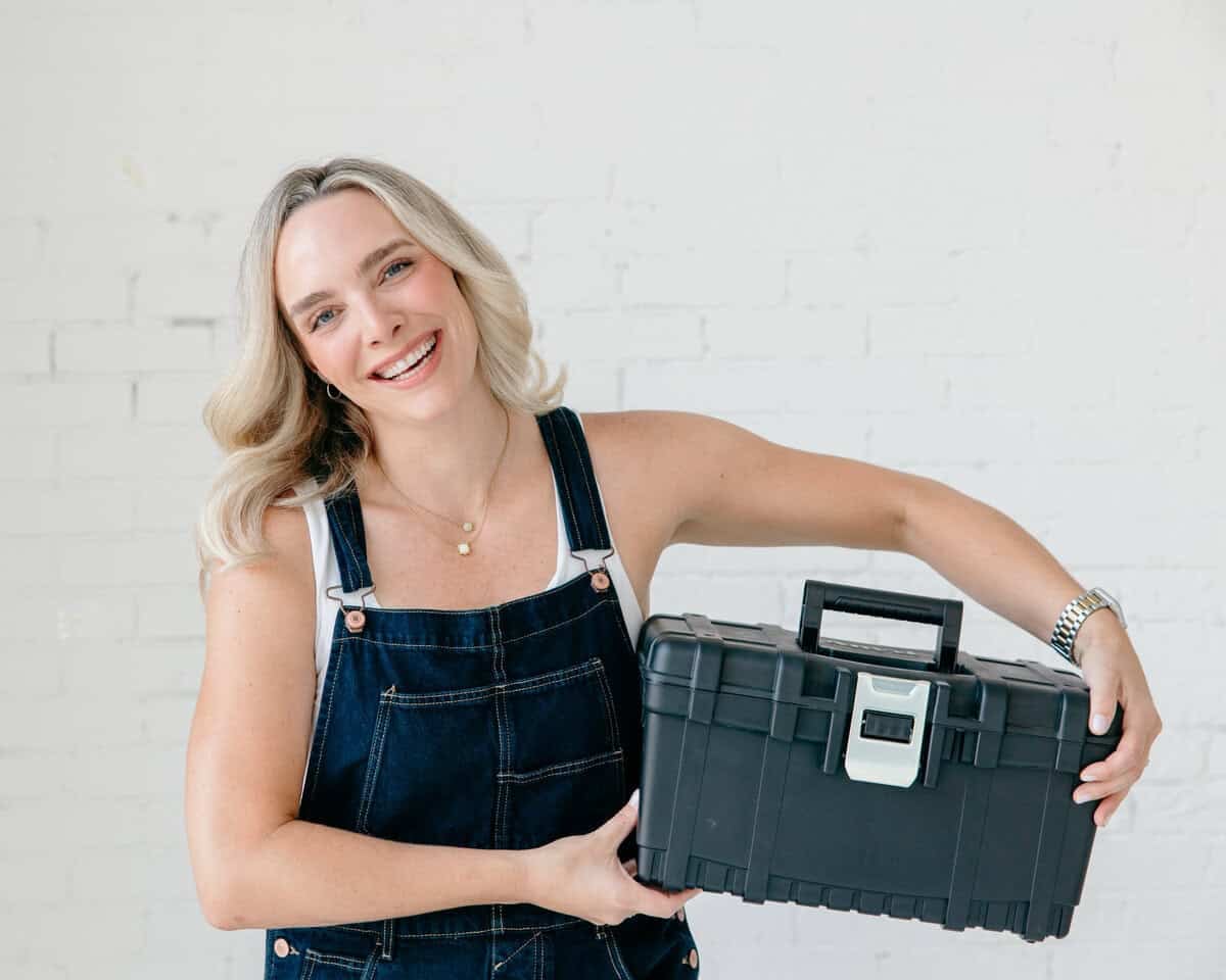 casey with a toolbox