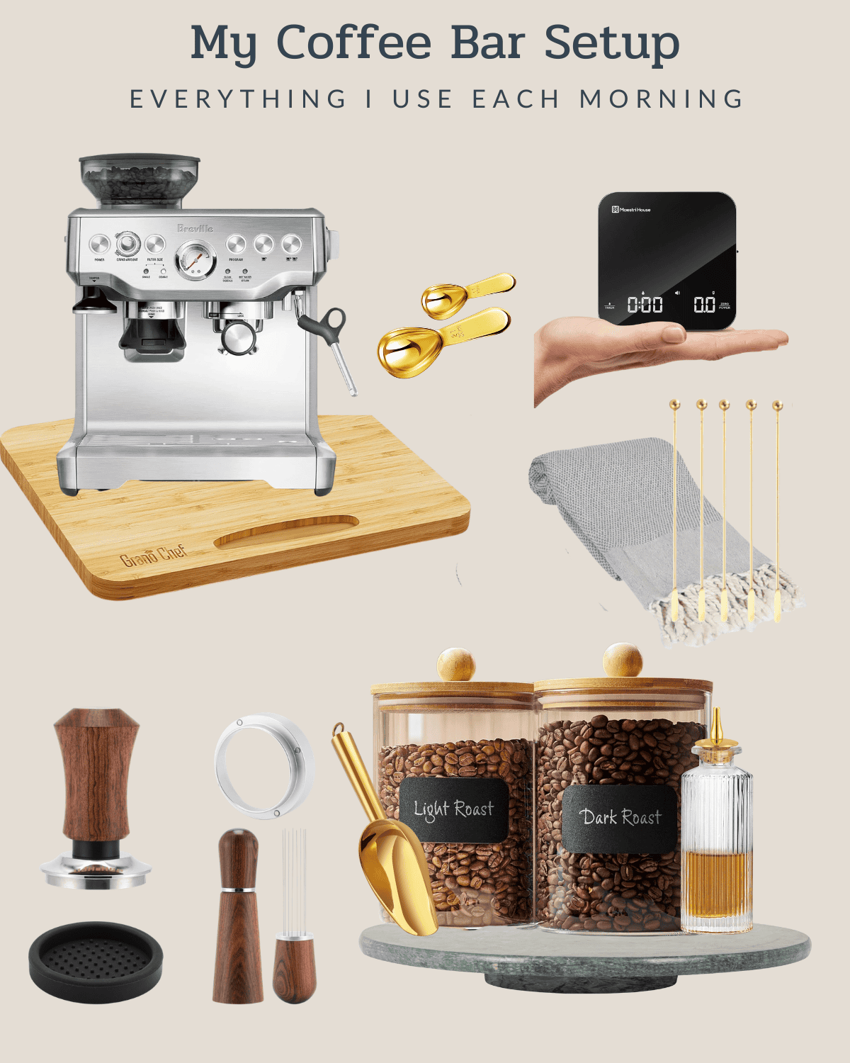 My coffee bar setup: everything you need to make a morning espresso
