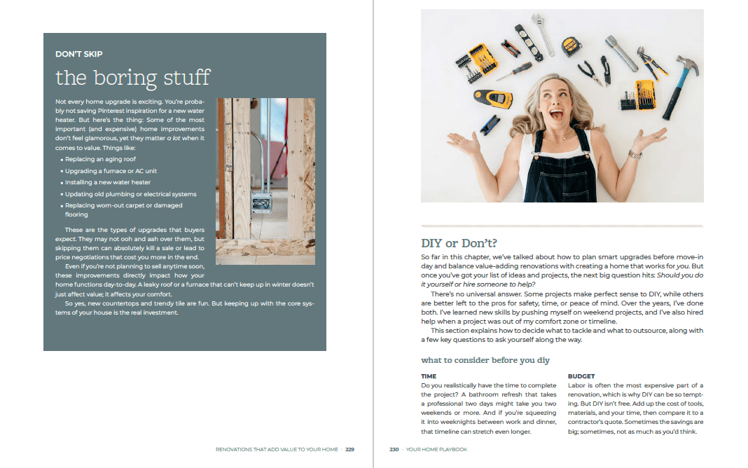 your home playbook part 2 renovations