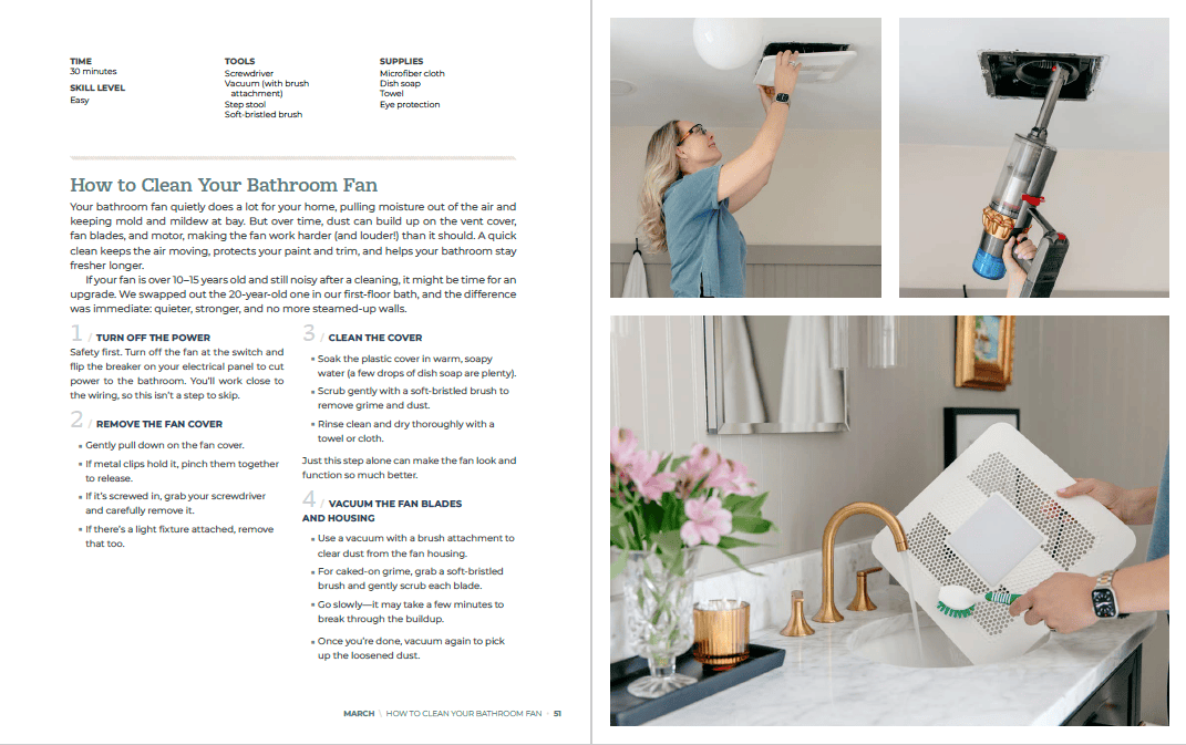 your home playbook book spread