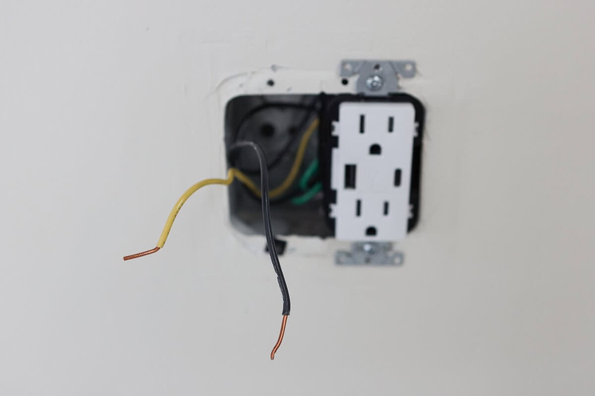 I had black and yellow wires coming from my electrical box