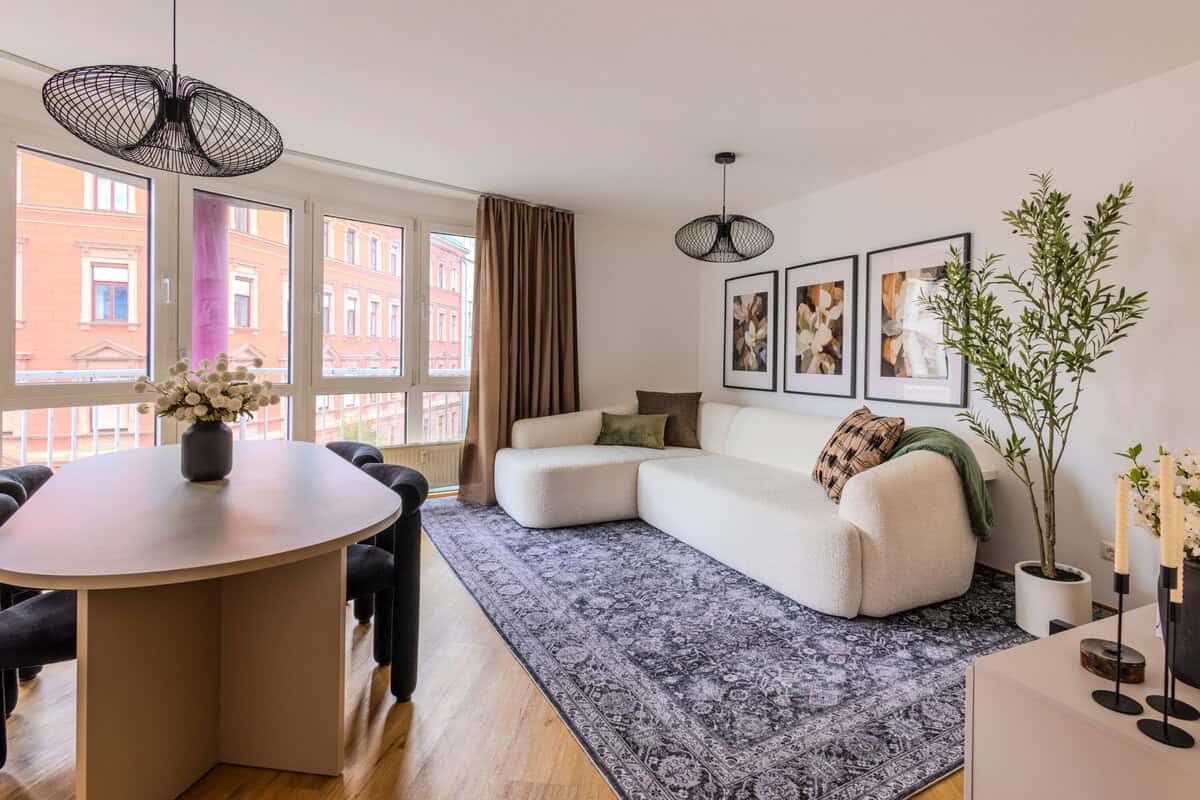 A living room in Vienna, Austria