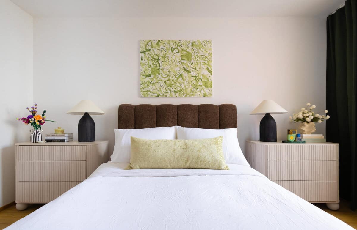 A bedroom in a Vienna apartment