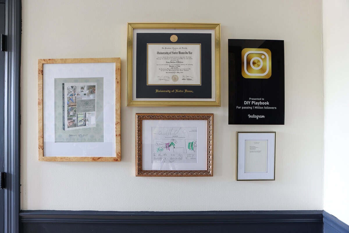 Adding a gallery wall of my accomplishments