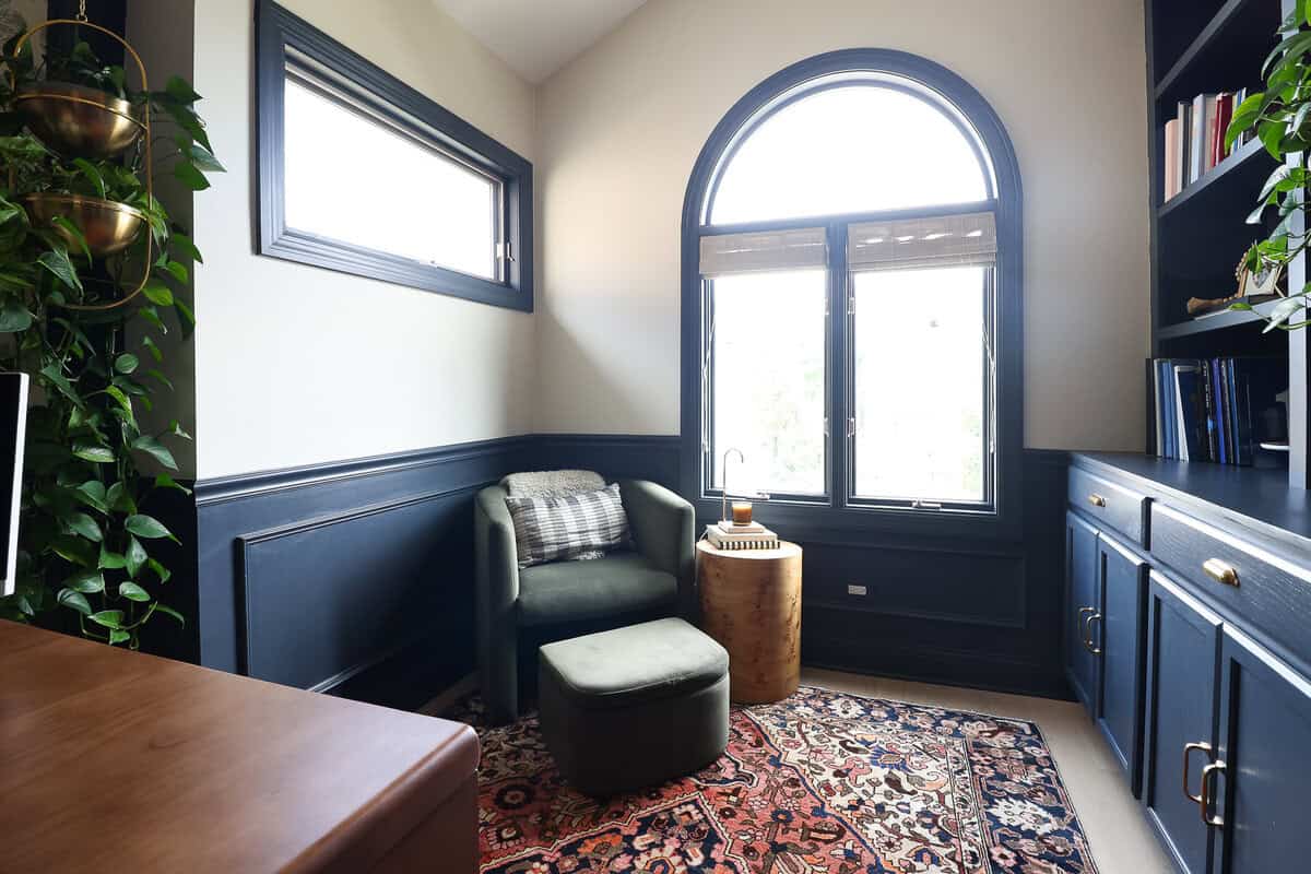 creating a cozy reading nook in my home office refresh