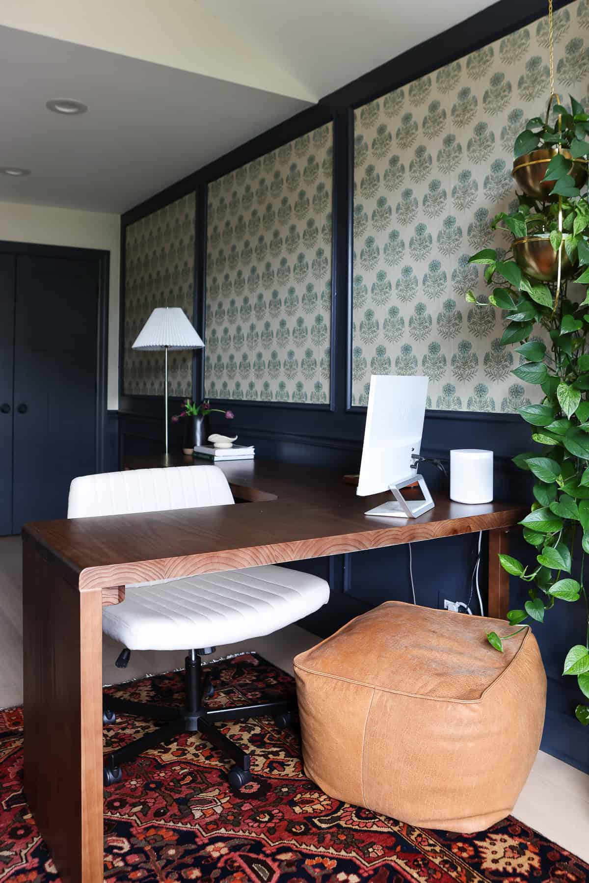 Finding a walnut l-shaped desk for a home office refresh
